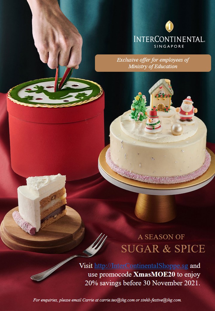 InterContinental Singapore Christmas Cake Promotions Ministry of